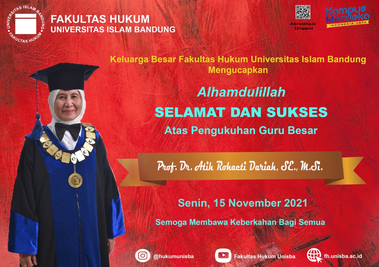 Selamat Dan Sukses Atas Pengukuhan Guru Besar